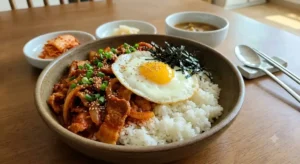 한국의 제육덮밥